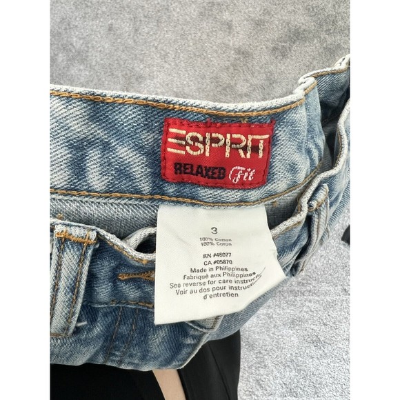 Esprit Relaxed Fit High Rise Jeans Denim Light Wash Tagged Size 3 Sz 0 24 - Picture 13 of 13
